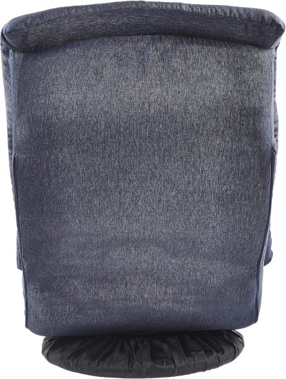 Amazon Basics - Silla giratoria de espuma con reposacabezas, ajustable, color gris
