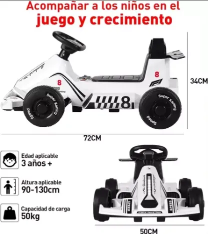Go Kart Montable Electrico Control Remoto 8 Km/12v7