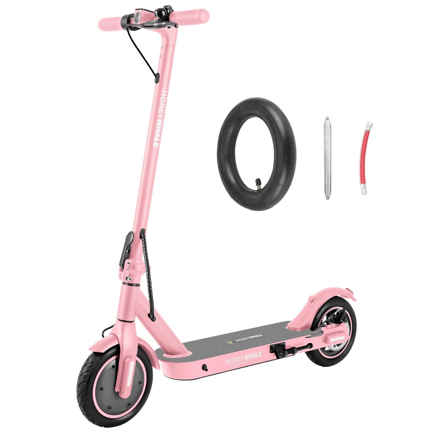 HONEYWHALE M2 Pro Scooter Eléctrico Adulto 500W-32KM/H-22KM Patin Electrico | Diseño Plegable para Desplazamientos Urbanos, APP Bluetooth, Neumáticos de 8.5", Freno de Disco y Freno Electrónico