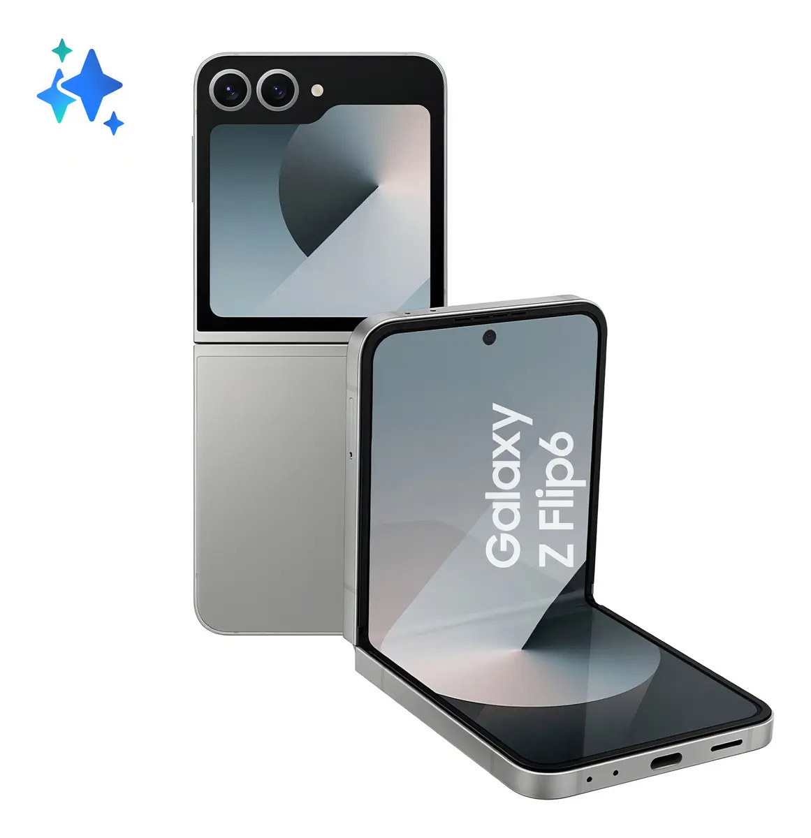📱 Samsung Galaxy Z Flip6 5G Reacondicionado Grado Aceptable, 12GB RAM + 512GB, Pantalla 6.7", Cámara Dual, Selfie 50MP, Galaxy AI, Celular Desbloqueado