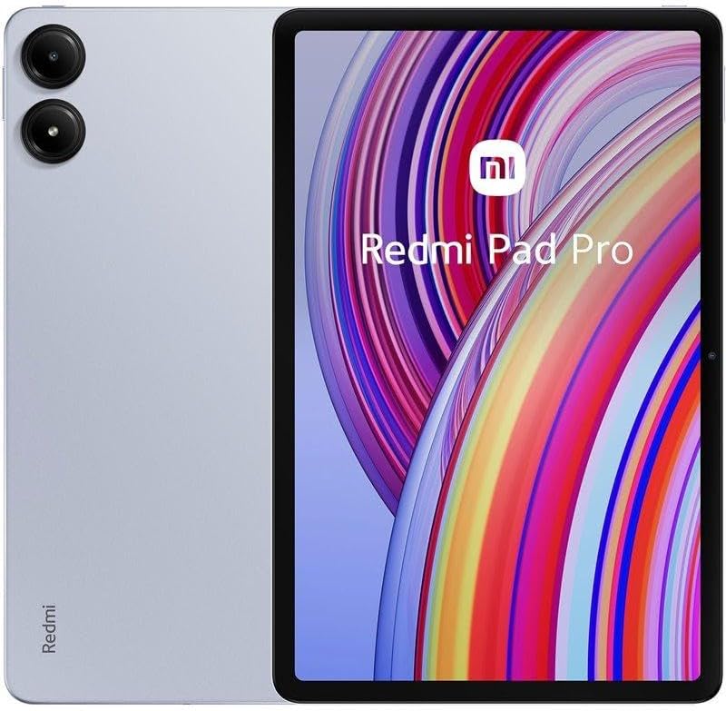 Xiaomi Redmi Pad Pro WiFi Version 12.1" Octa Core Global ROM 10000mAh Bluetooth 5.3 8MP Dual Camera + (33w Dual USB Fast Auto Combo) (Ocean Blue, 256GB + 8GB)