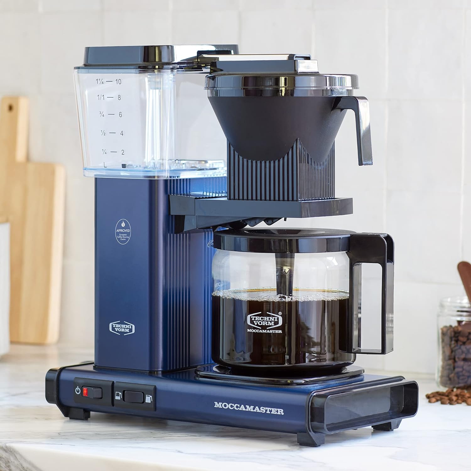 Moccamaster 53948 KBGV Select - Cafetera de 10 tazas, negro mate, 40 onzas, 1.25 l