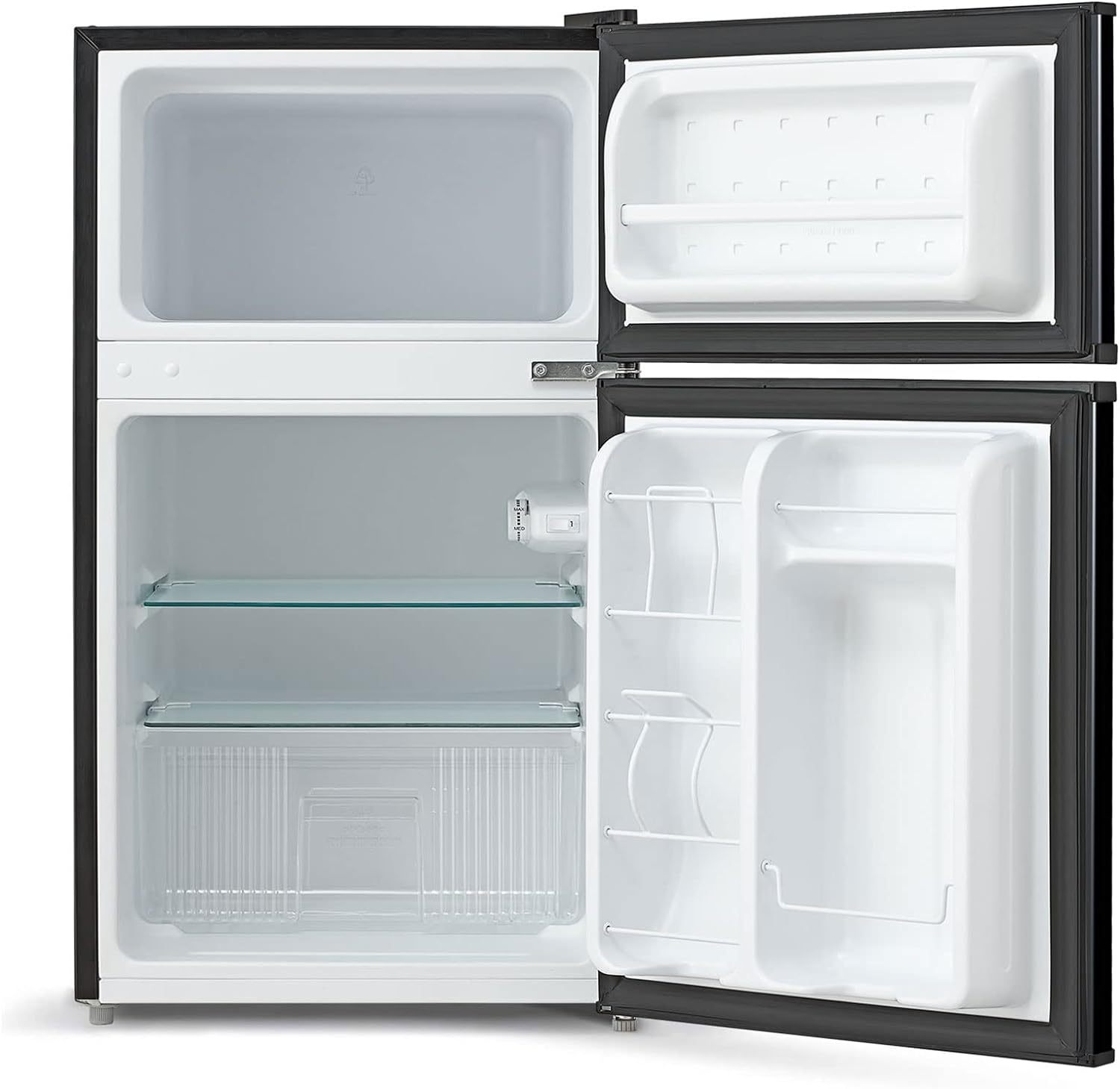 Midea WHD-113FSS1 Refrigerador compacto, 3.1 pies cúbicos, acero inoxidable