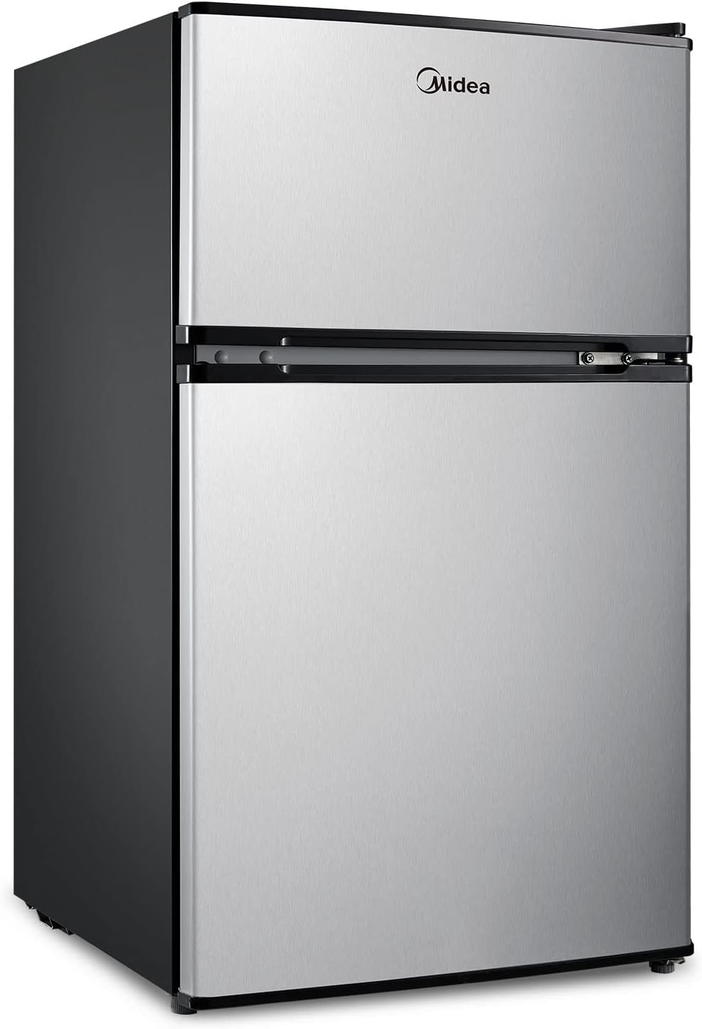 Midea WHD-113FSS1 Refrigerador compacto, 3.1 pies cúbicos, acero inoxidable
