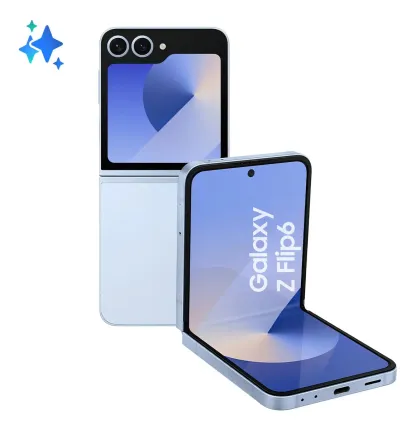 📱 Samsung Galaxy Z Flip6 5G Reacondicionado Grado Aceptable, 12GB RAM + 512GB, Pantalla 6.7", Cámara Dual, Selfie 50MP, Galaxy AI, Celular Desbloqueado