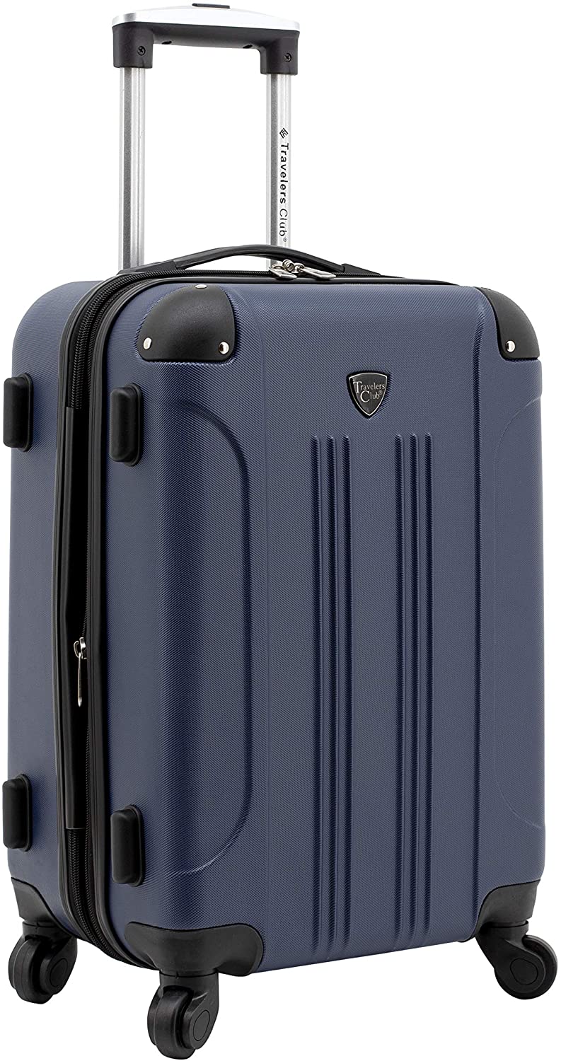 Equipaje giratorio extensible duro de Travelers Club Chicago-----Máscara para ojos