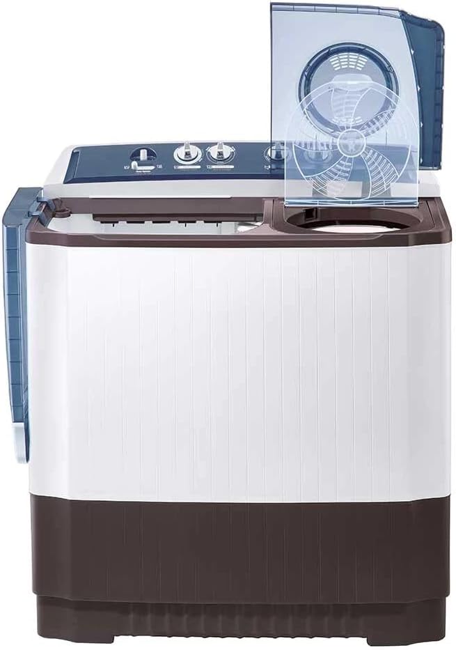 LG WP18WAR Lavadora Doble Tina, Blanco/Azul, 18 kg