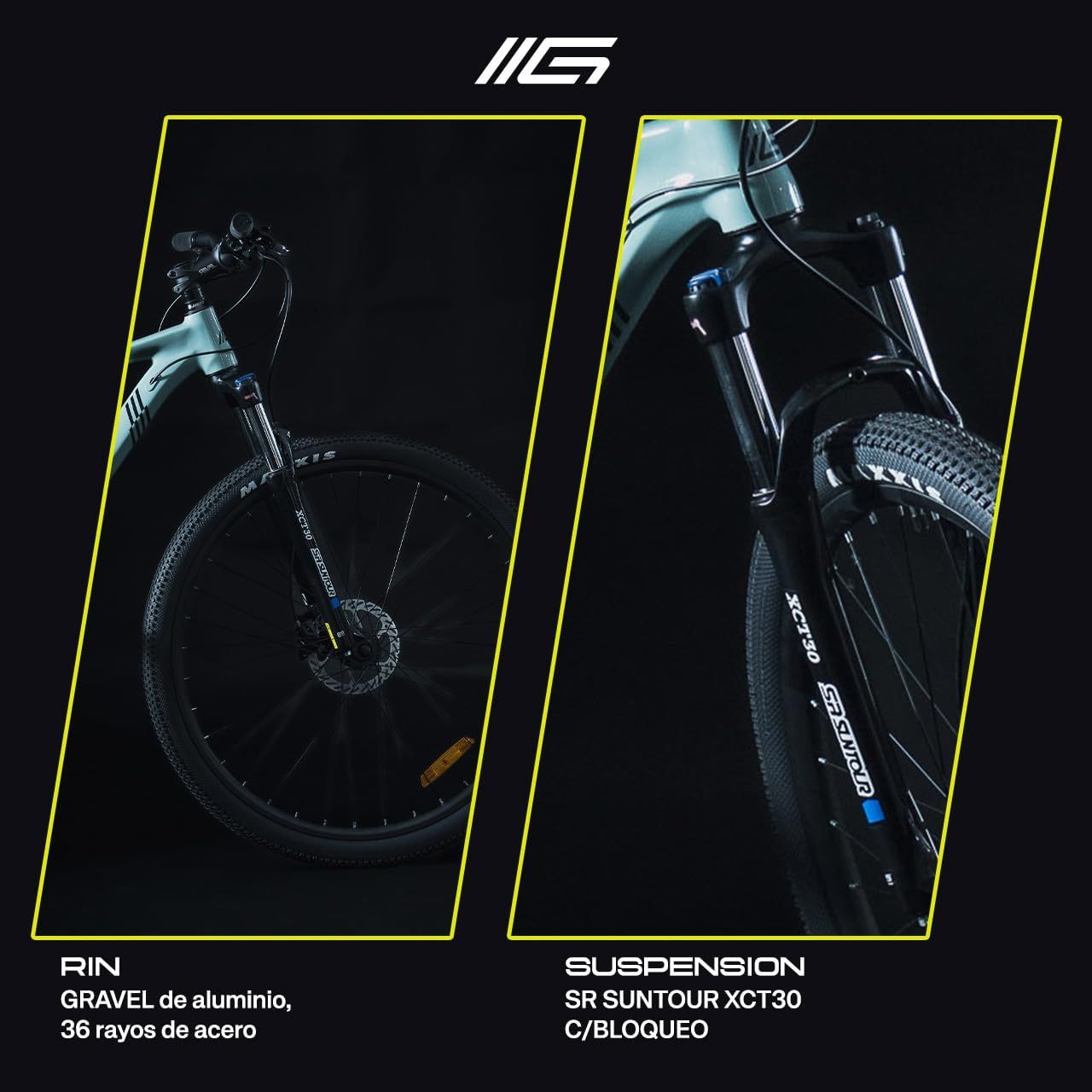 GRAVEL Bicicleta de Montaña Barel | Bicicleta R29 - Cuadro Aluminio 15 kg | Transmisión Cues 18V | Frenos Hidráulicos y Llantas Kenda