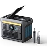 Anker SOLIX C800 Plus - Estación de energía portátil, 1200 W (pico 1600 W) generador solar con camping Lig...