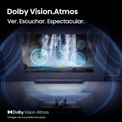 Hisense televisión QD6S Pantalla 65“ Pulgadas, QLED 4K Smart TV，AI 4K Upscaler,Dolby Vision·Atmos，Modo de Protección Ocular，Game Mode Plus，Fire TV【Patrocinador Oficial de FIFA World Cup 2026™】