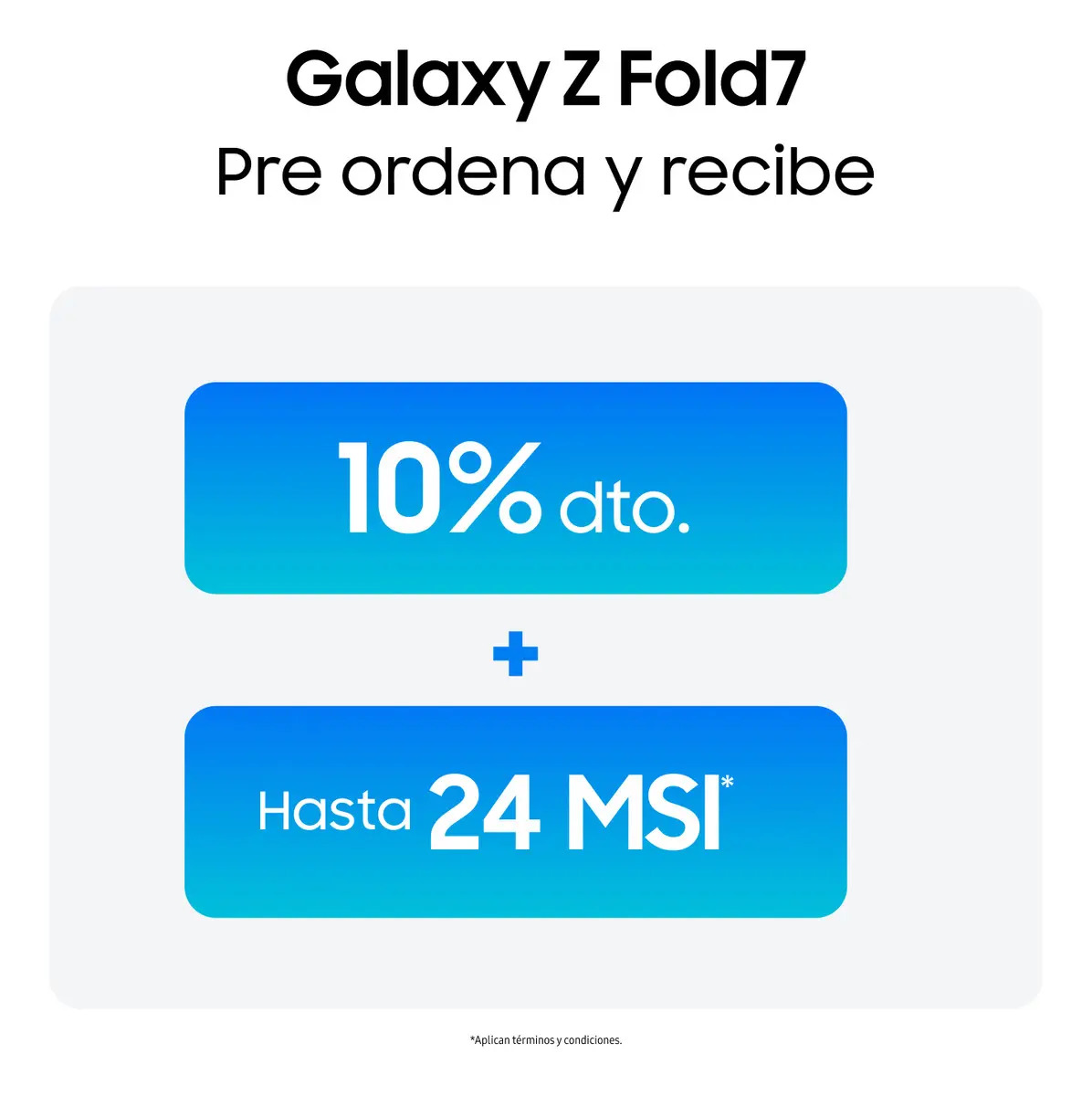 📱 Celular Samsung Galaxy Z Fold7 5G Desbloqueado, 12GB RAM+256GB / 12GB RAM+512GB, Pantalla Interior 8" Dynamic AMOLED 120Hz, Pantalla Externa 6.3", Galaxy AI, IP48, Cámara 200MP