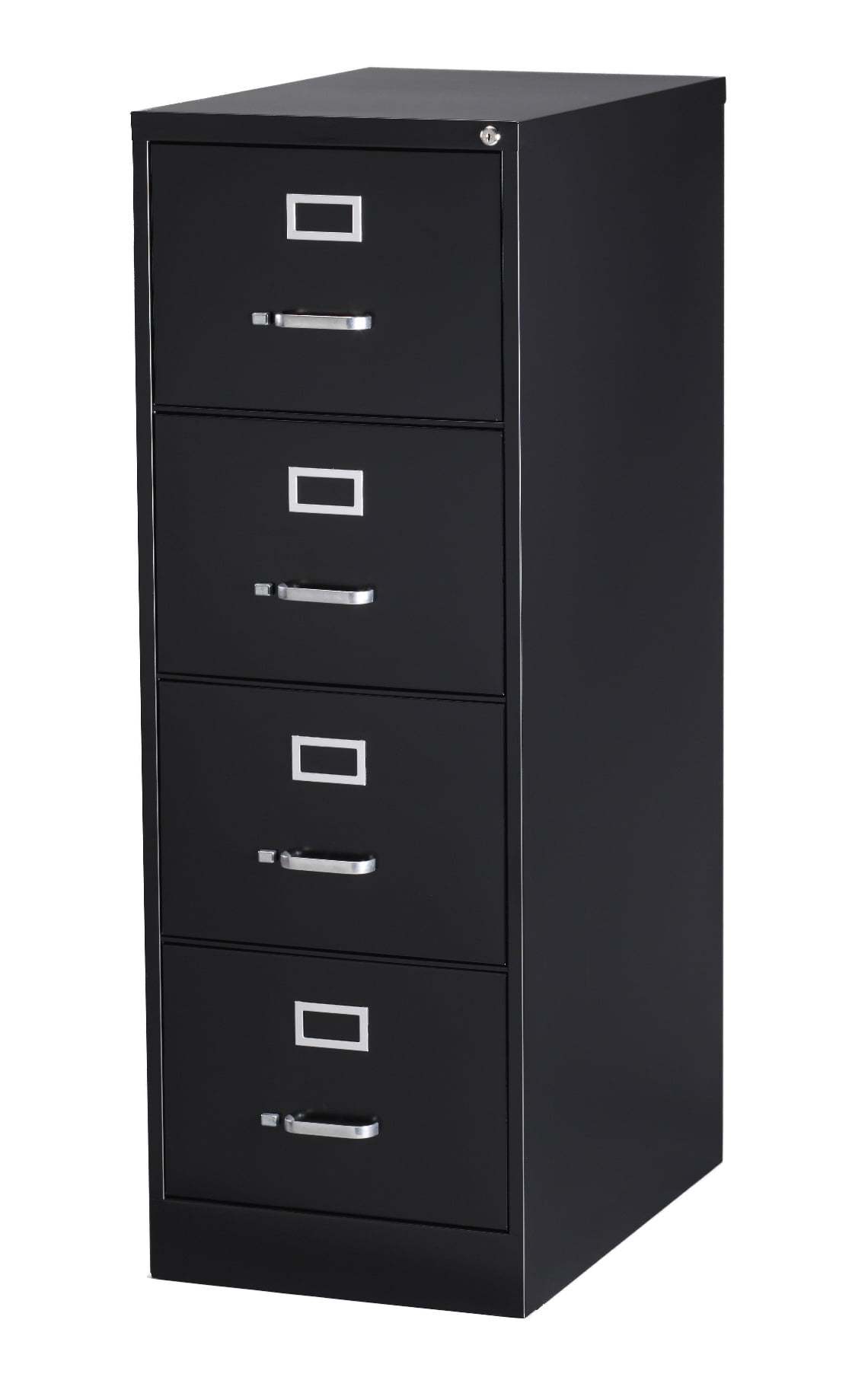 Archivero  Metálico Hirsh Armado Vertical 4 Cajones Tamaño Oficio Negro Hirsh 4 CAJONES TAMAÑO OFICIO NEGRO