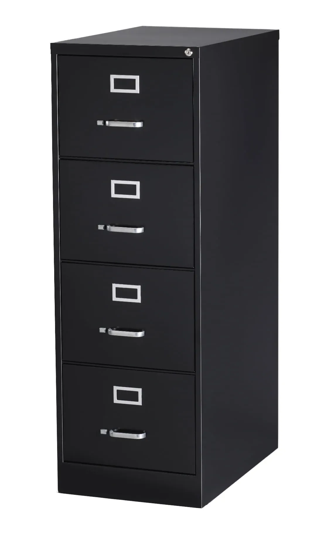 Archivero  Metálico Hirsh Armado Vertical 4 Cajones Tamaño Oficio Negro Hirsh 4 CAJONES TAMAÑO OFICIO NEGRO