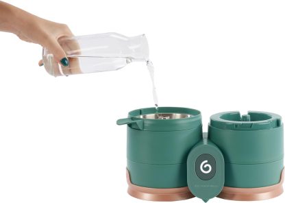 Babymoov Duo Meal 6 en 1: Procesador de Alimentos para Bebés con Vaporizador y Licuadora de Velocidades Múltiples, Calienta y Descongela (Aprobado por Nutricionistas), Gris
