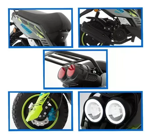Moto Italika Ws150 Sport Grafito Amarillo