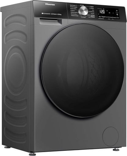 Lavasecadora Inverter Hisense 15 Kilos Carga Frontal Gris WD3S1543BT