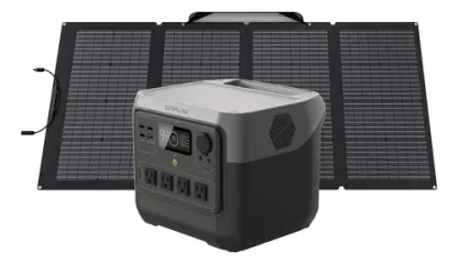 Estación De Carga Ecoflow River 2 Pro + Panel Solar 160w