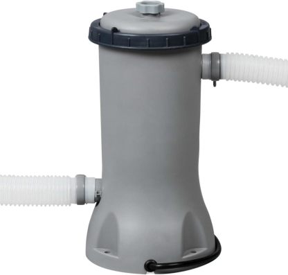 Bestway Steel Pro MAX - Juego de piscina redonda sobre el piso de 14 x 33 pulgadas, incluye bomba de filtro de 530 galones