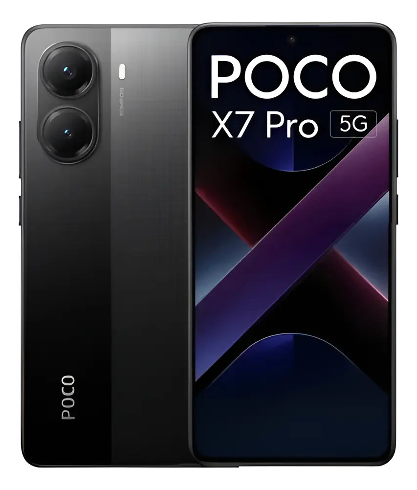 Celular Xiaomi Poco X7 Pro Negro 512 Gb 12 Gb 6.67 120hz 90w Carga 6000mah Resistencia al Agua y al Polvo Ip68