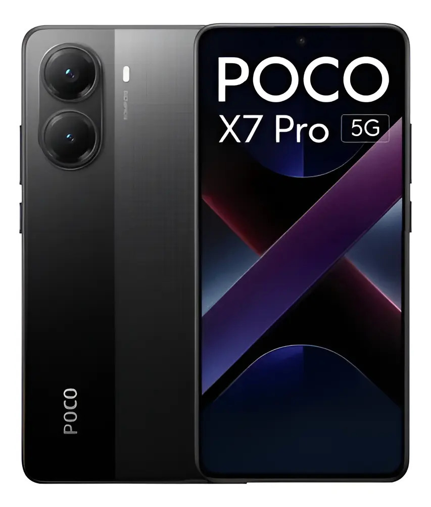 Celular Xiaomi Poco X7 Pro Negro 512 Gb 12 Gb 6.67 120hz 90w Carga 6000mah Resistencia al Agua y al Polvo Ip68