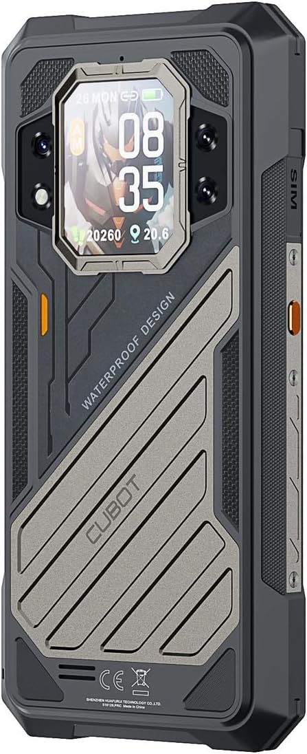 CUBOT Celular Kingkong X Robusto Dual Sim 256 GB 16 GB Ram 10200mah Android 14 (Negro)