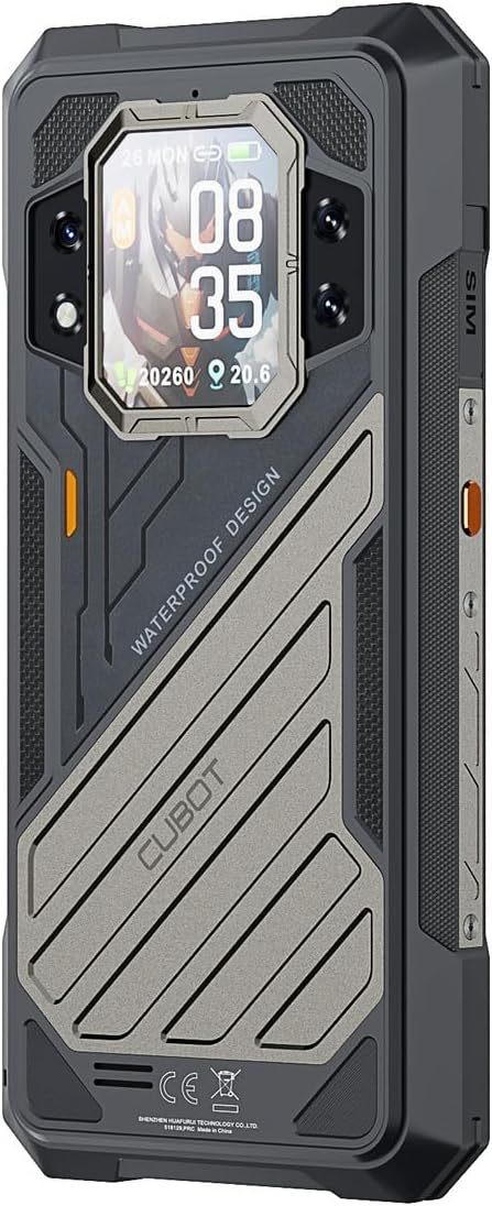 CUBOT Celular Kingkong X Robusto Dual Sim 256 GB 16 GB Ram 10200mah Android 14 (Negro)