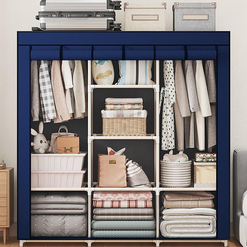 LERFM Closet Armable Ropero Rack Guardaropa Recamara Organización, Bonito, Práctico Y Resistente. Armario Plegable Organizador de Ropa,navidadRebajas de fin de año,Dazy ,Sheglam