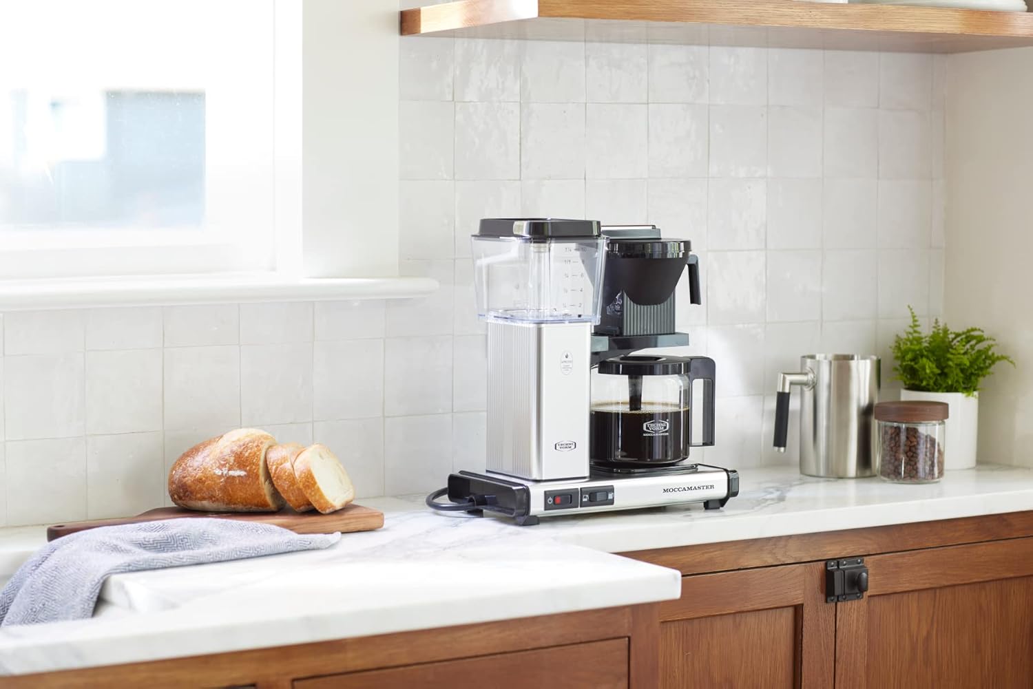 Moccamaster 53948 KBGV Select - Cafetera de 10 tazas, negro mate, 40 onzas, 1.25 l