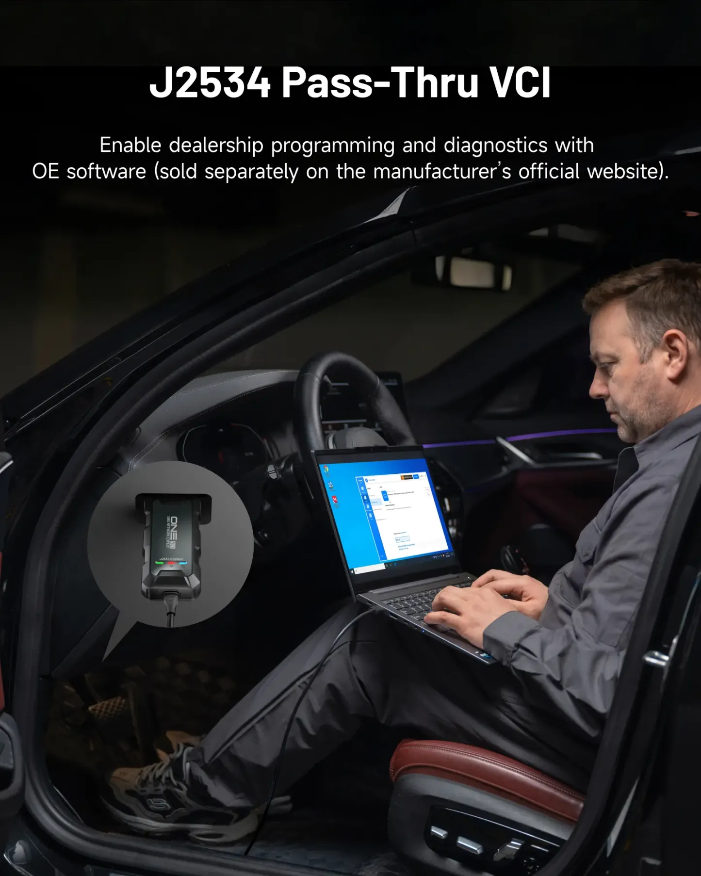 TOPDON ONE — Herramienta de diagnóstico automotriz bidireccional de 10.1" (Escáner OBD2), J2534 Pass-Thru, Codificación de ECU y más de 50 servicios, Escaneo completo de sistemas con TopFix AI y Mapeo de topología OE.
