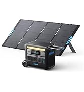 Anker SOLIX F2000 Generador Solar, 2048Wh Estación de Energía Portátil con Baterías LiFePO4 y 400W...