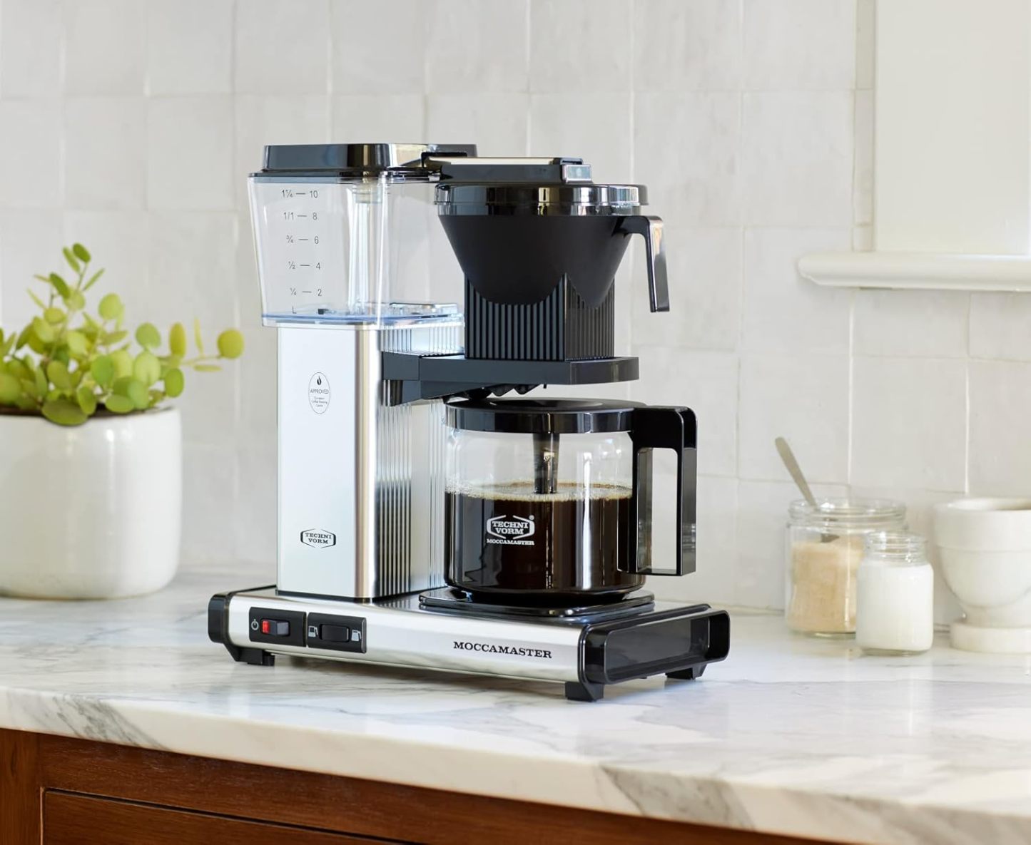 Moccamaster 53948 KBGV Select - Cafetera de 10 tazas, negro mate, 40 onzas, 1.25 l