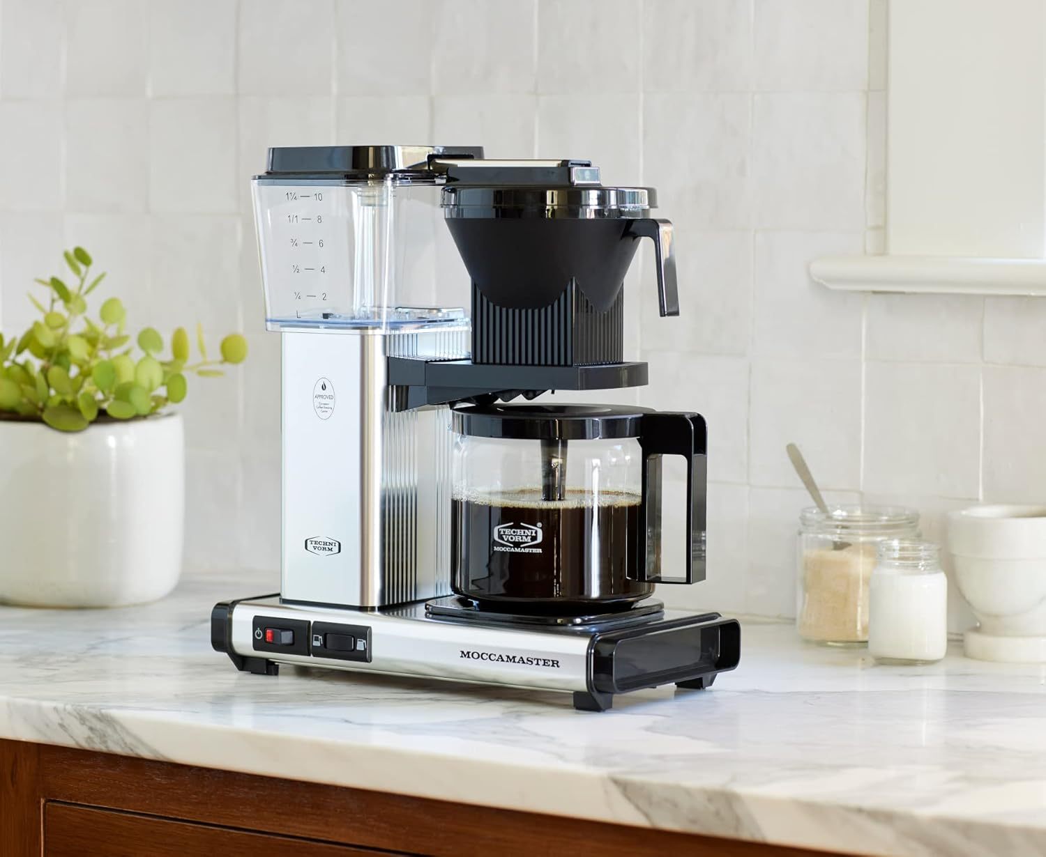 Moccamaster 53948 KBGV Select - Cafetera de 10 tazas, negro mate, 40 onzas, 1.25 l