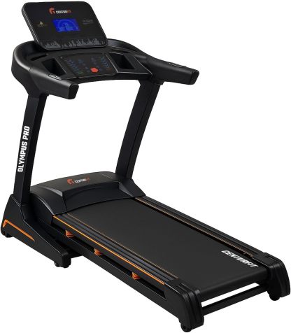 CENTURFIT Caminadora Profesional 3.5 HP Plegable con Inclinación 15 Niveles Superficie 135X48 Cm Pantalla Digital con Bluetooth Y 12 Programas Velocidad 1-18 Km/H Capacidad 140 Kg Gimnasio En Casa