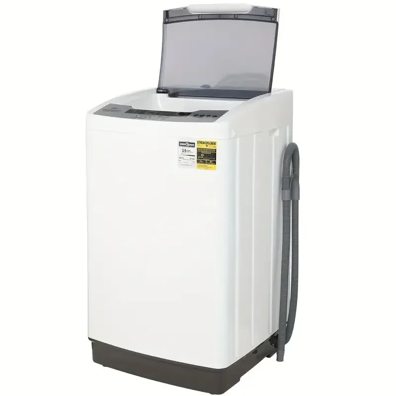 Lavadora Portátil, Capacidad de 13.5 libras/17.8 libras, Lavadora y Secadora Portátil de 1.8/2.4 pies cúbicos con bomba de drenaje, 10 programas y 8 niveles de agua para hogares y apartamentos