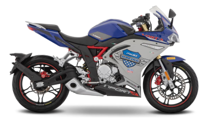 Motocicleta Italika Vort-x 300r Azul Con Gris