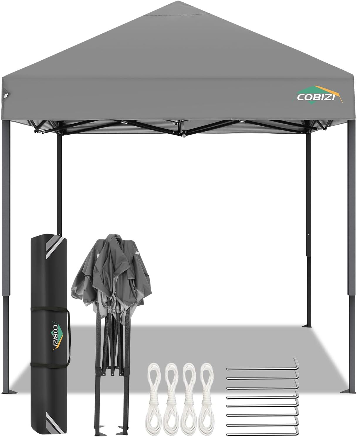 COBIZI - Toldo desplegable de 10 x 20 Pulgadas con 6 Paredes Laterales, toldo Impermeable para Eventos al Aire última intervensión, UPF 50+ cenador portátil para Fiestas, Playa, Camping, Boda,
