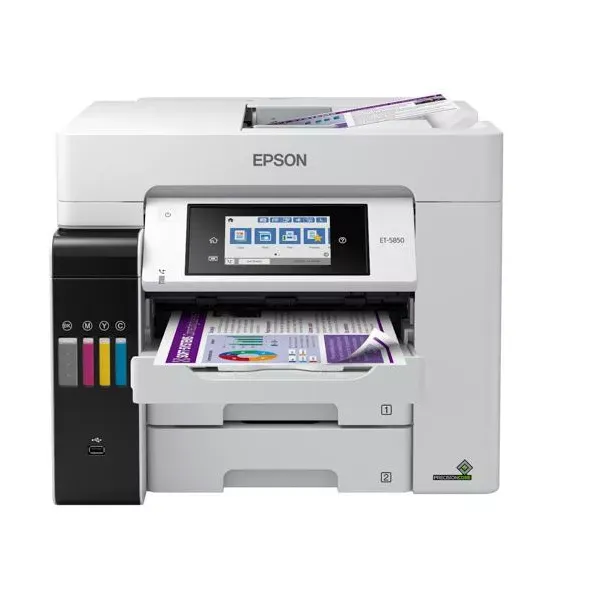 Impresora multifunción a color inalámbrica Epson EcoTank Pro ET-5850 Supertank