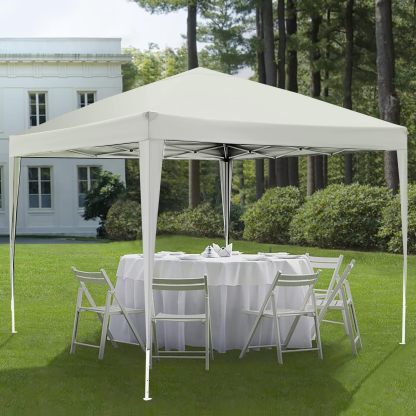 COBIZI - Toldo desplegable de 10 x 20 Pulgadas con 6 Paredes Laterales, toldo Impermeable para Eventos al Aire última intervensión, UPF 50+ cenador portátil para Fiestas, Playa, Camping, Boda,
