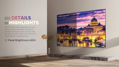 Hisense ULED 4K Premium 65U6H Quantum Dot QLED Series 65 Pulgadas Smart Google TV, Dolby Vision Atmos, Control Remoto de Voz, Compatible con Alexa (Modelo 2025)