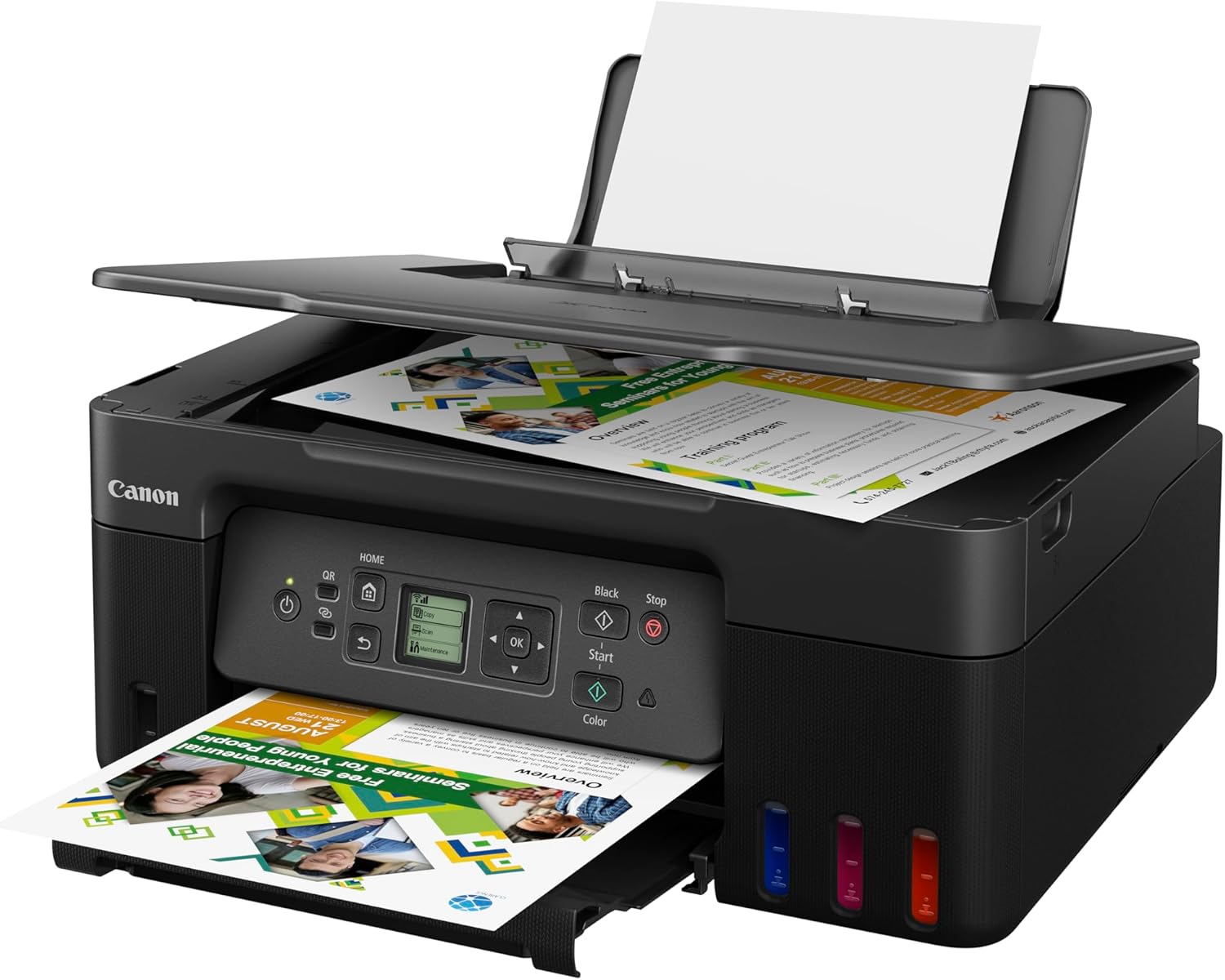 Canon Multifuncional de Inyección de Tinta Continua G3110