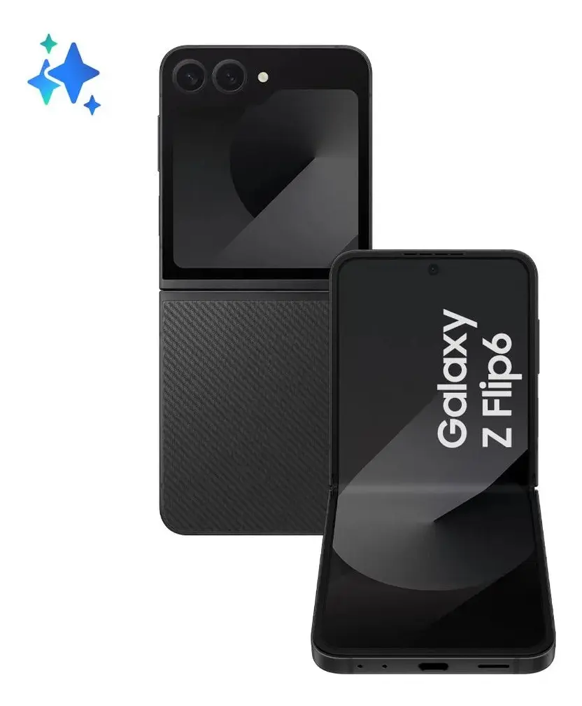 📱 Samsung Galaxy Z Flip6 5G Reacondicionado Grado Aceptable, 12GB RAM + 512GB, Pantalla 6.7", Cámara Dual, Selfie 50MP, Galaxy AI, Celular Desbloqueado