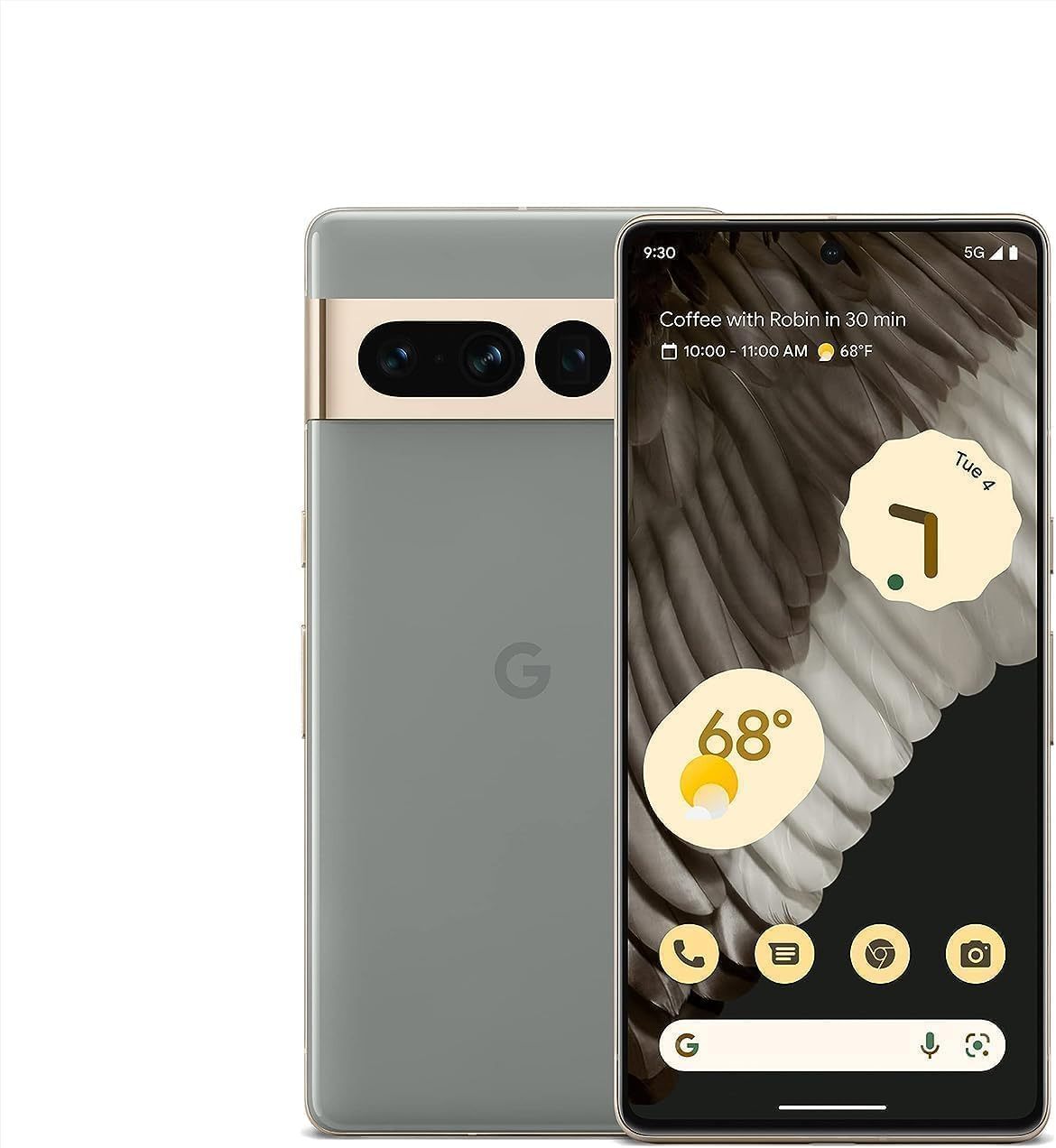 Teléfono Android Google Pixel 24-5G: teléfono desbloqueado con gran lente angular y pila de 7 horas, 128 GB, color obsidiana, (reacondicionado)