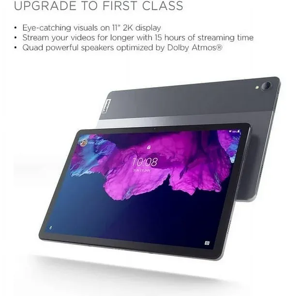 Lenovo Tab P11 de 11 Pulgadas con Pantalla 2K | Tablet Android con WiFi, 64 GB y 4 GB de RAM, Procesador Qualcomm Snapdragon 662 (Nueva)