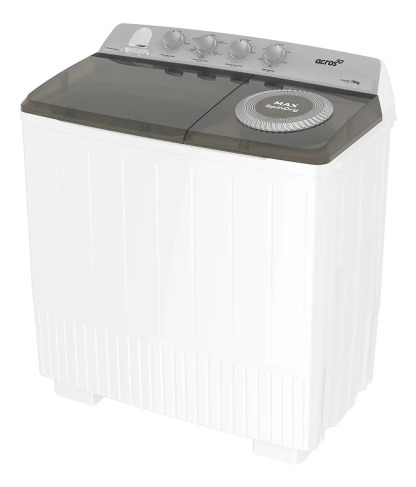 Lavadora Semi-Automática Acros de 19 kg con Doble Tina y MaxSpindry