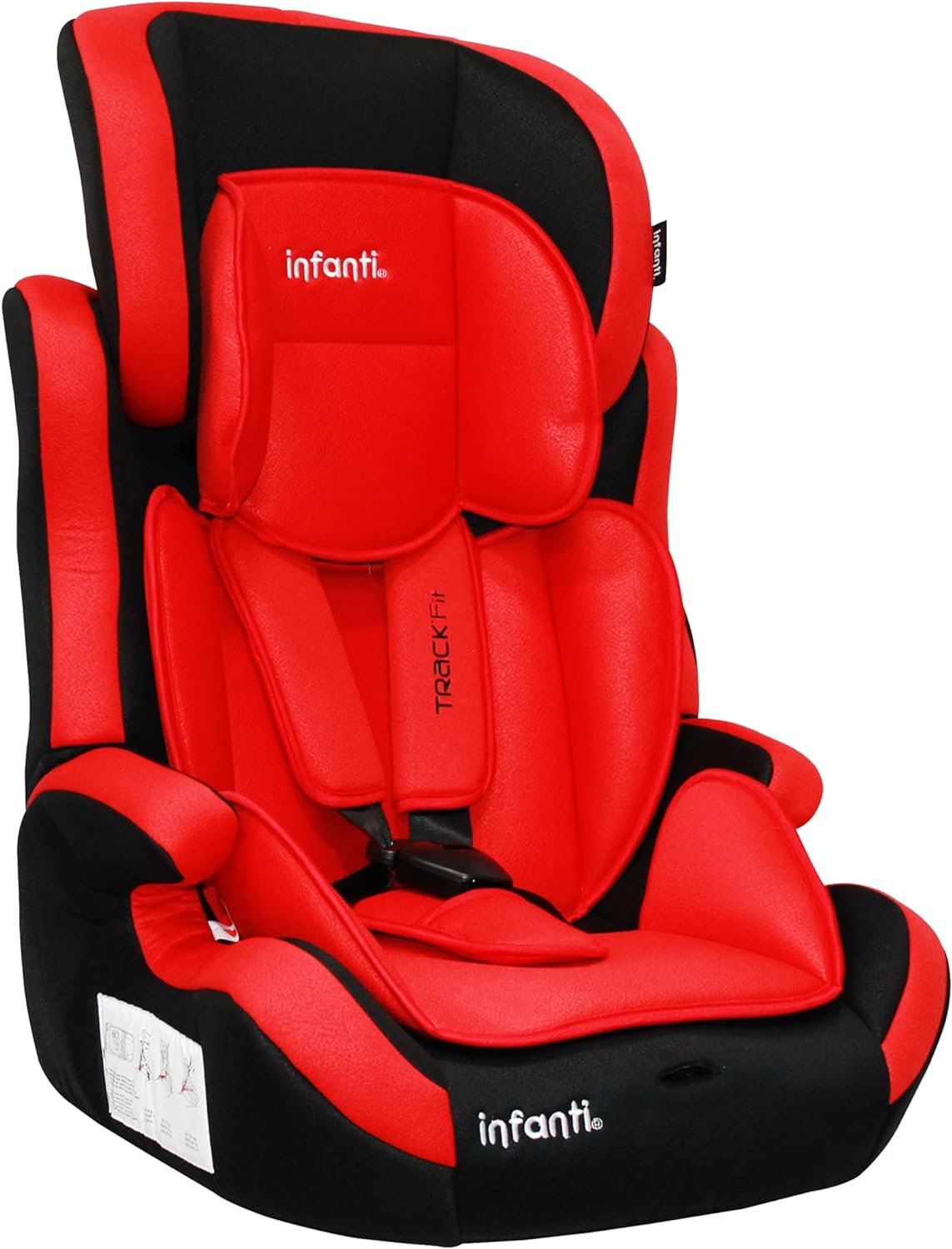 INFANTI | Asiento para Bebe Carro Portabebe TRACK-FIT | Autoasientos para Bebe | Booster Car Seat - Cosas para Bebes - Silla para Bebe | Respaldo Desmontable | Desde 9 kg a 36 kg
