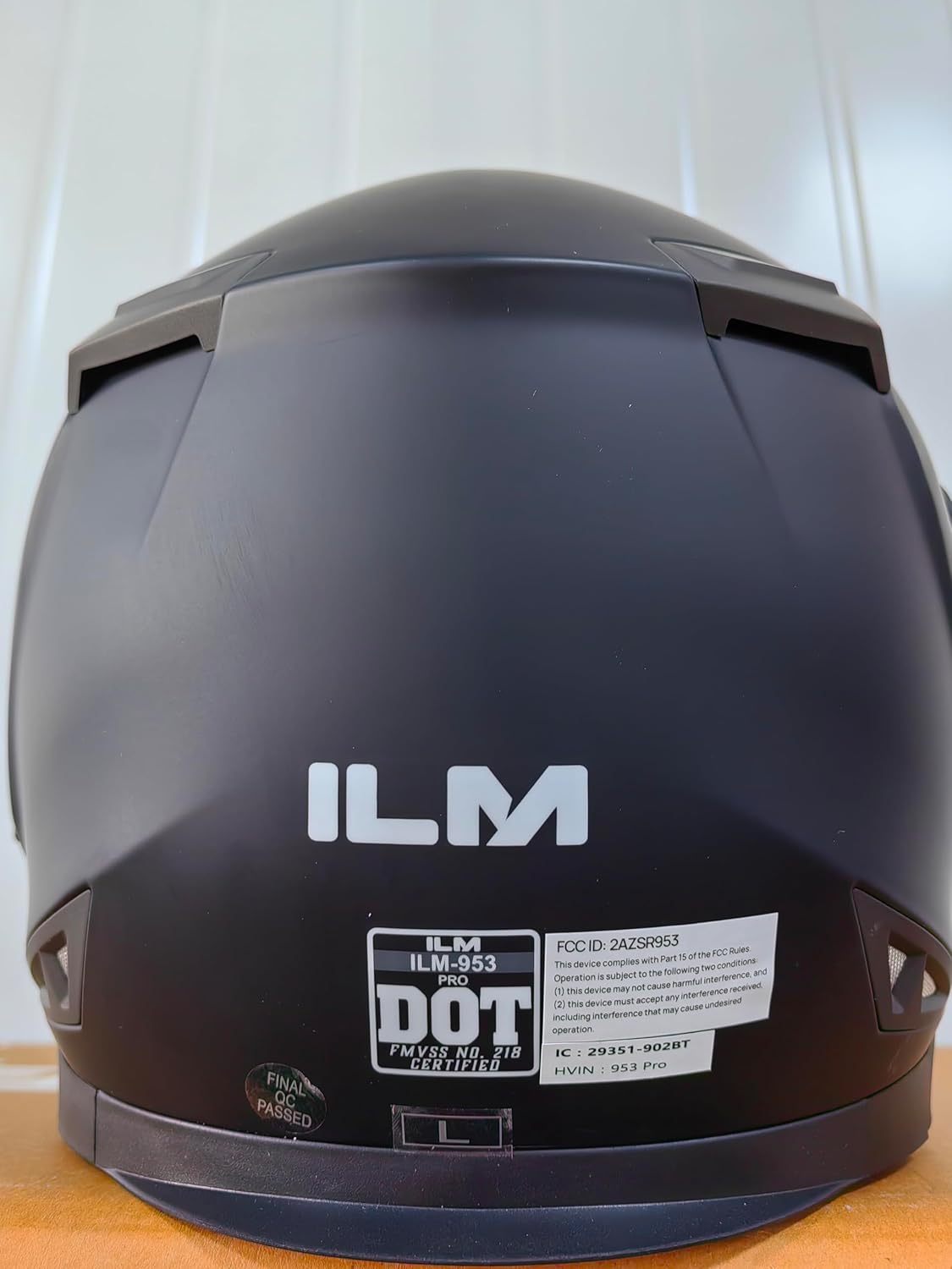 ILM - Casco de Motocicleta Modular Integrado con Bluetooth, con protección Solar para Mp3, Modelo 953/953 Pro