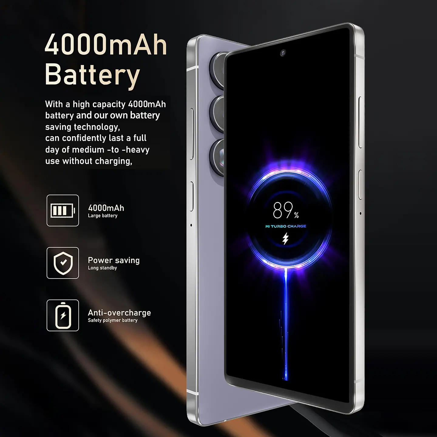 📱 Smartphone desbloqueado 6.67 pulgadas, doble SIM, procesador 8 núcleos, 4GB+32GB ampliable 128GB, cámara 13MP