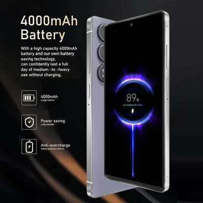 📱 Smartphone desbloqueado 6.67 pulgadas, doble SIM, procesador 8 núcleos, 4GB+32GB ampliable 128GB, cámara 13MP