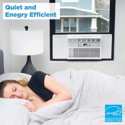 Midea 8.000-1200 BTU EasyCool aire acondicionado para ventana, deshumidificador y ventilador, enfriar, circular y deshumidificar hasta 350 metros cuadrados Ft, filtro reutilizable, control remoto-filtro de aire acondicionado