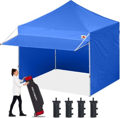 ABCCANOPY Kingkong-Series - Juego de Dosel instantáneo Comercial de 10 x 10 pies (Incluye Bolsa de Transporte de 30 Colores), Azul (Sky Blue)